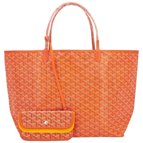 goyard orange bag|goyard st louis tote orange.